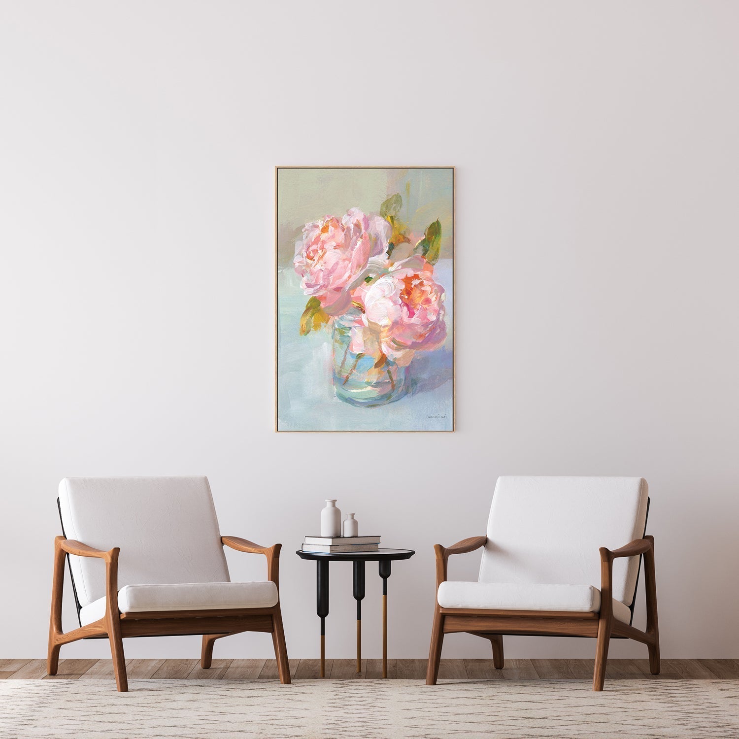 wall-art-print-canvas-poster-framed-Sweet Roses, Style B-by-Danhui Nai-Gioia Wall Art