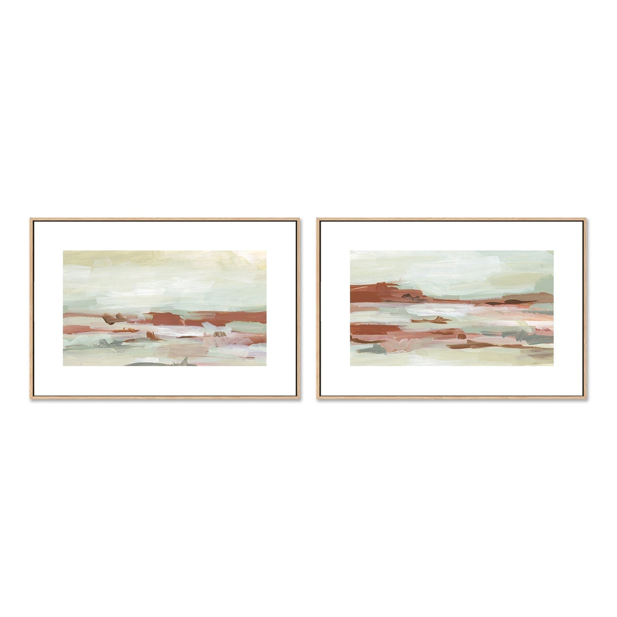 wall-art-print-canvas-poster-framed-Sweet Sage, Style A & B, Set Of 2-by-Emily Wood-Gioia Wall Art
