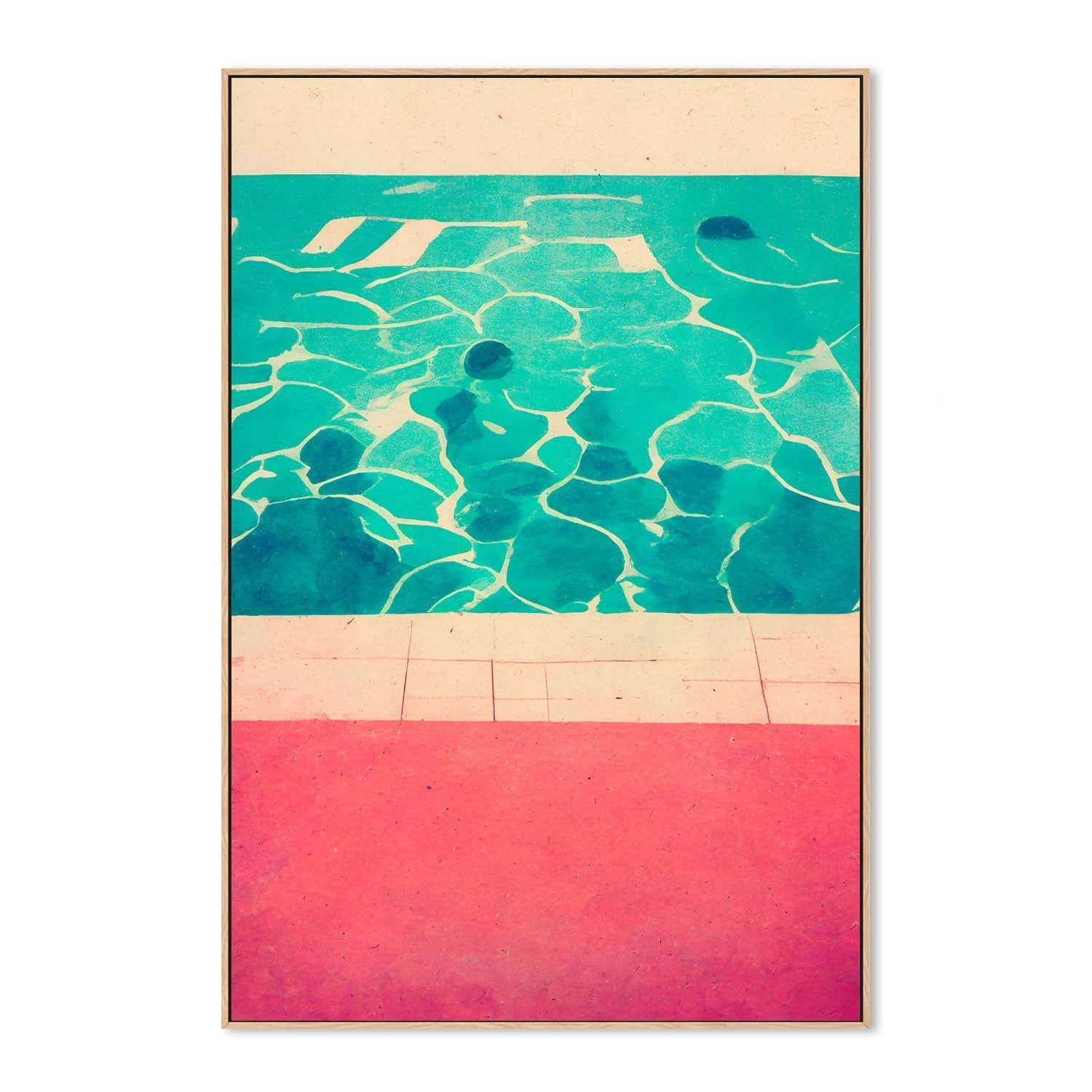 wall-art-print-canvas-poster-framed-Swimming Pool , By Treechild-GIOIA-WALL-ART