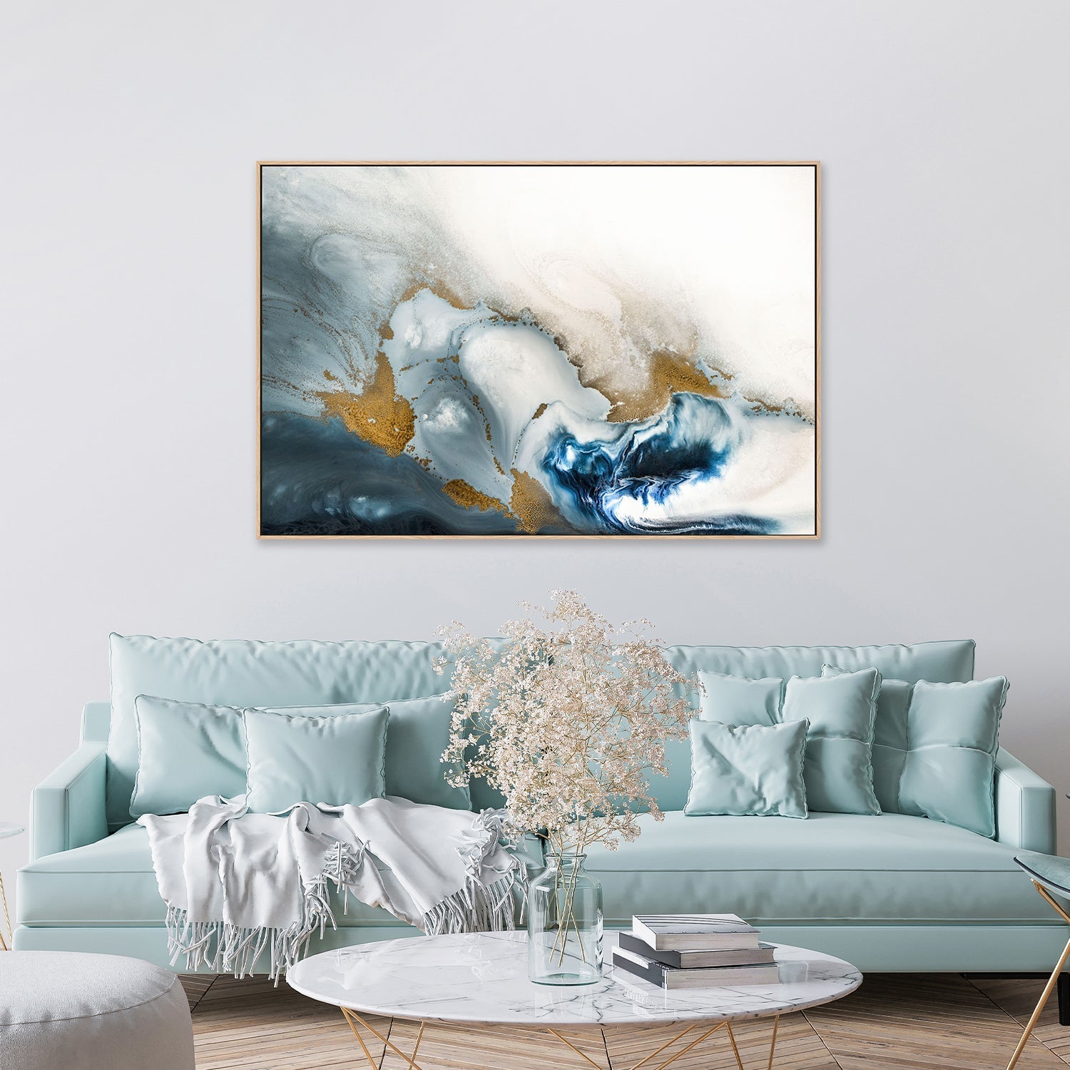 wall-art-print-canvas-poster-framed-Swirl , By Petra Meikle-7