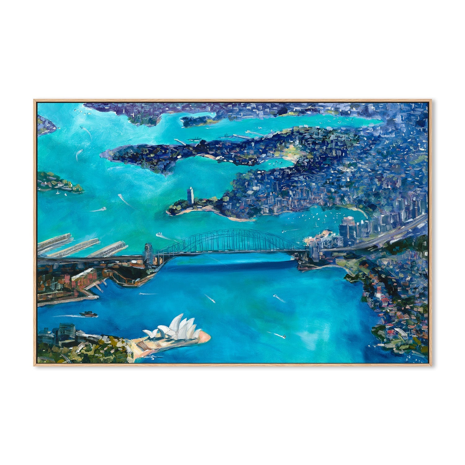wall-art-print-canvas-poster-framed-Sydney by Air-4