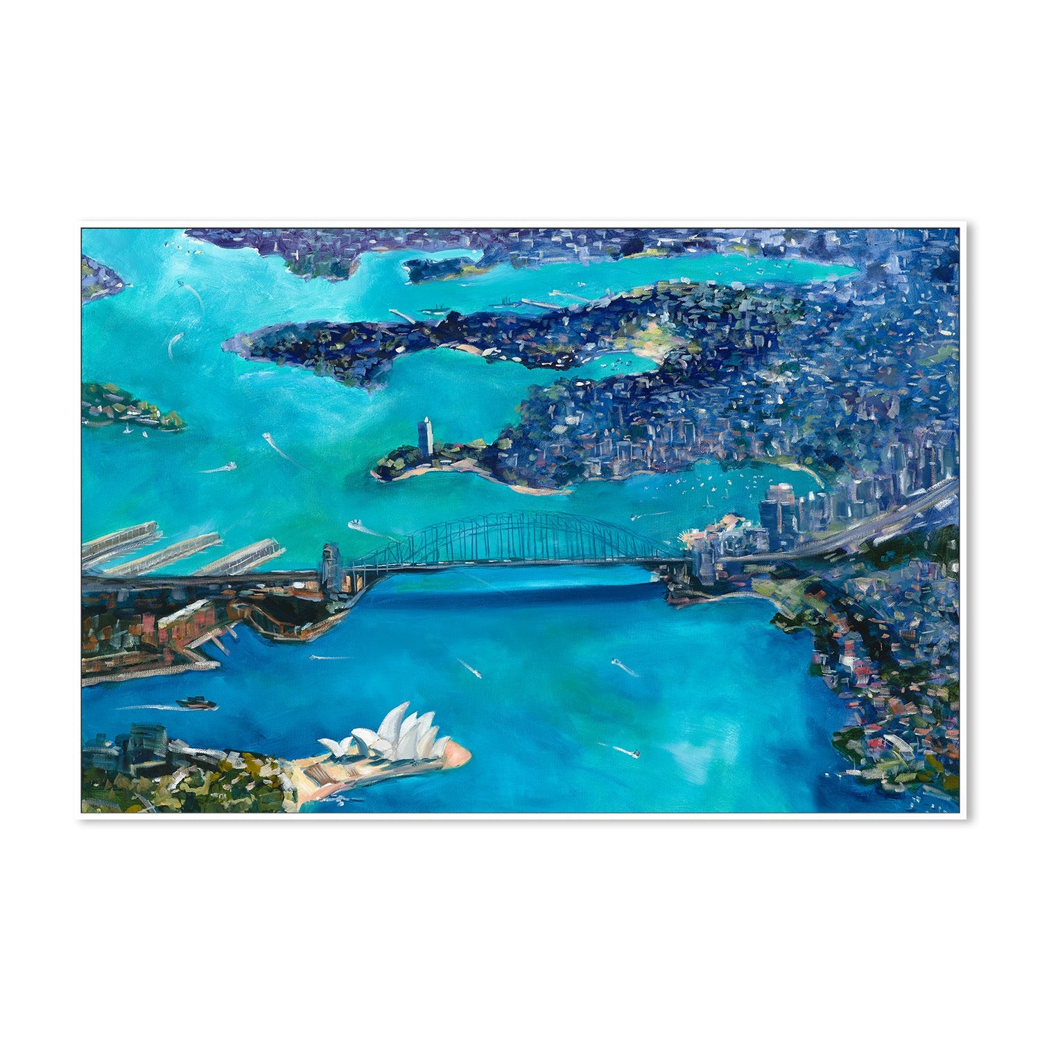 wall-art-print-canvas-poster-framed-Sydney by Air-5