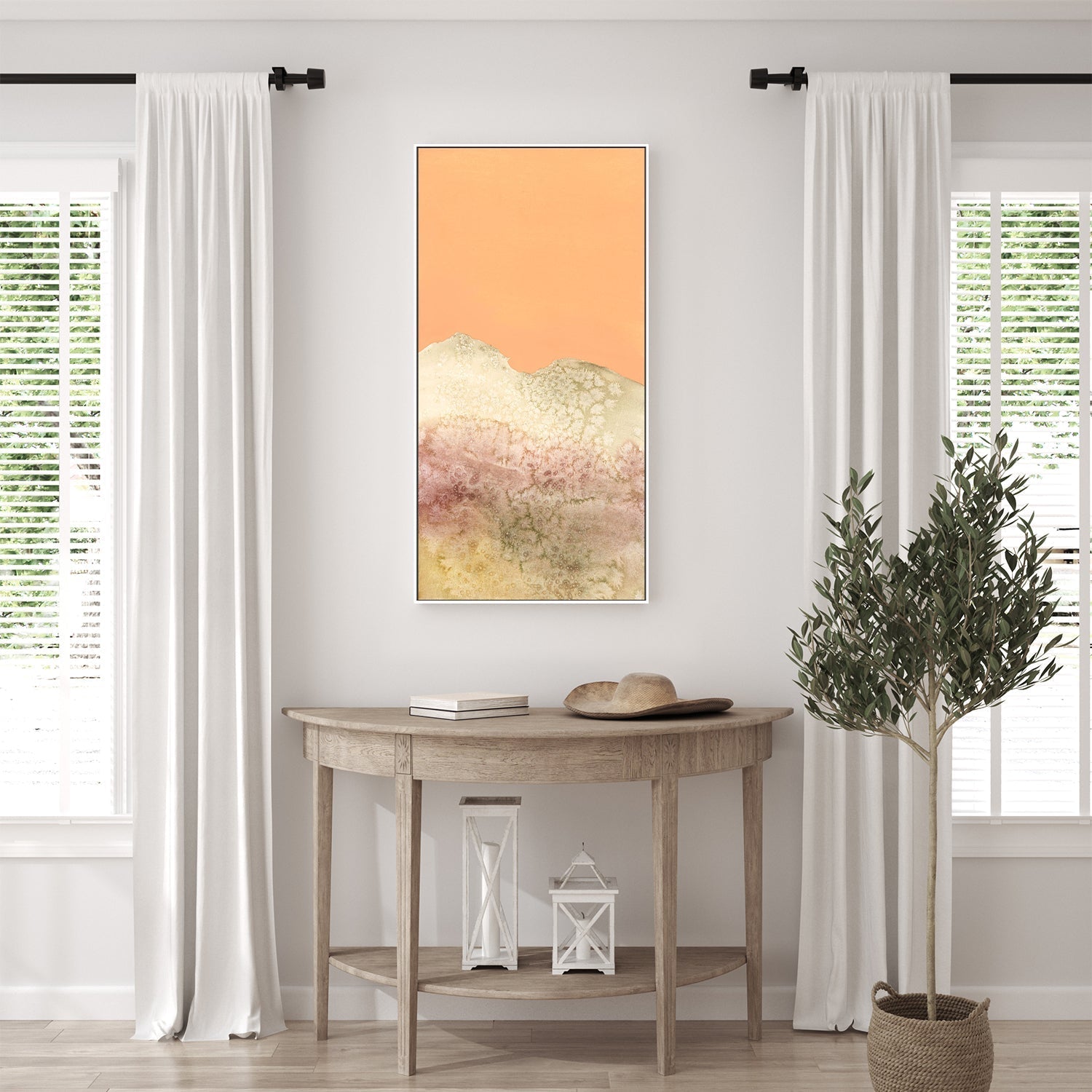 wall-art-print-canvas-poster-framed-Tangerine Hills, Style C , By Aubrey-7