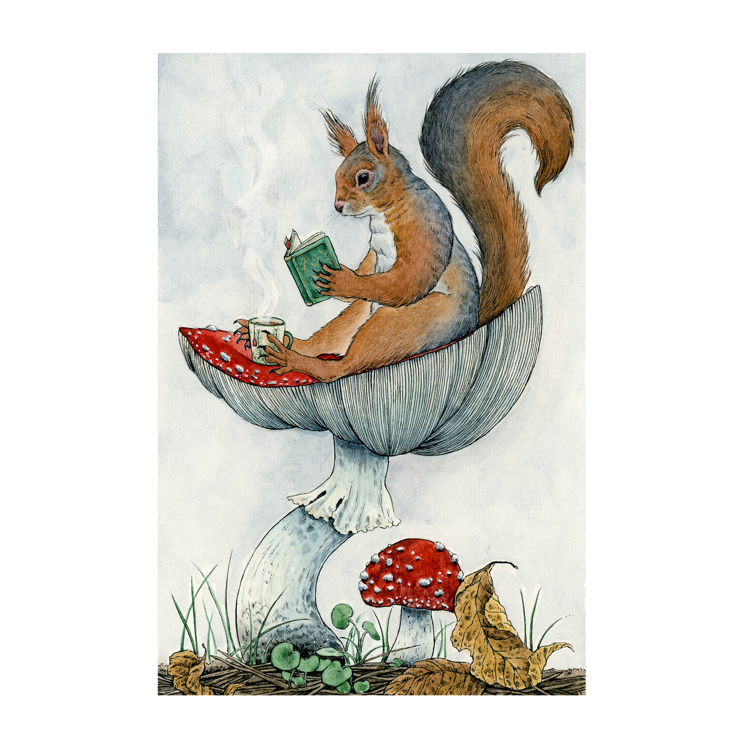wall-art-print-canvas-poster-framed-Tea Time, By Lea Chaillaud-GIOIA-WALL-ART
