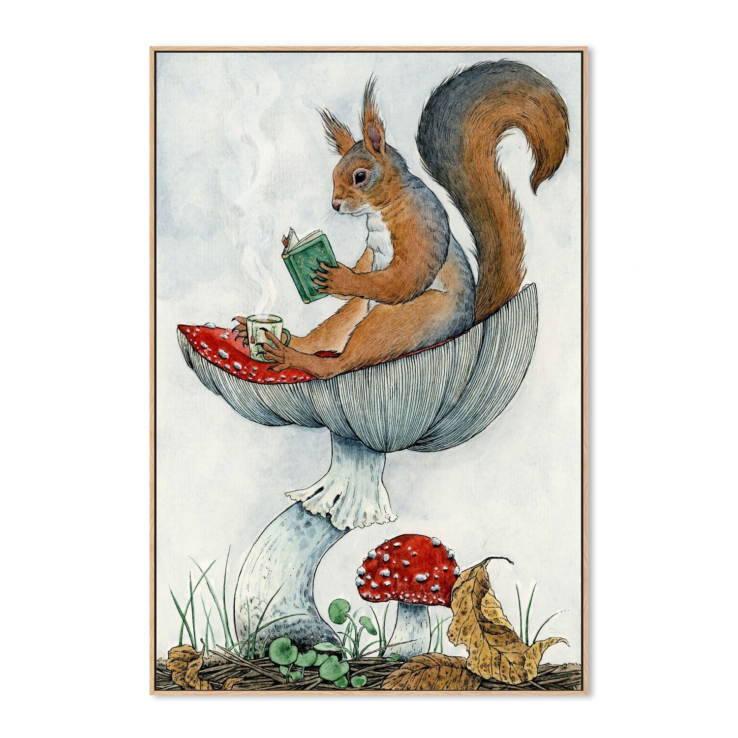 wall-art-print-canvas-poster-framed-Tea Time, By Lea Chaillaud-GIOIA-WALL-ART