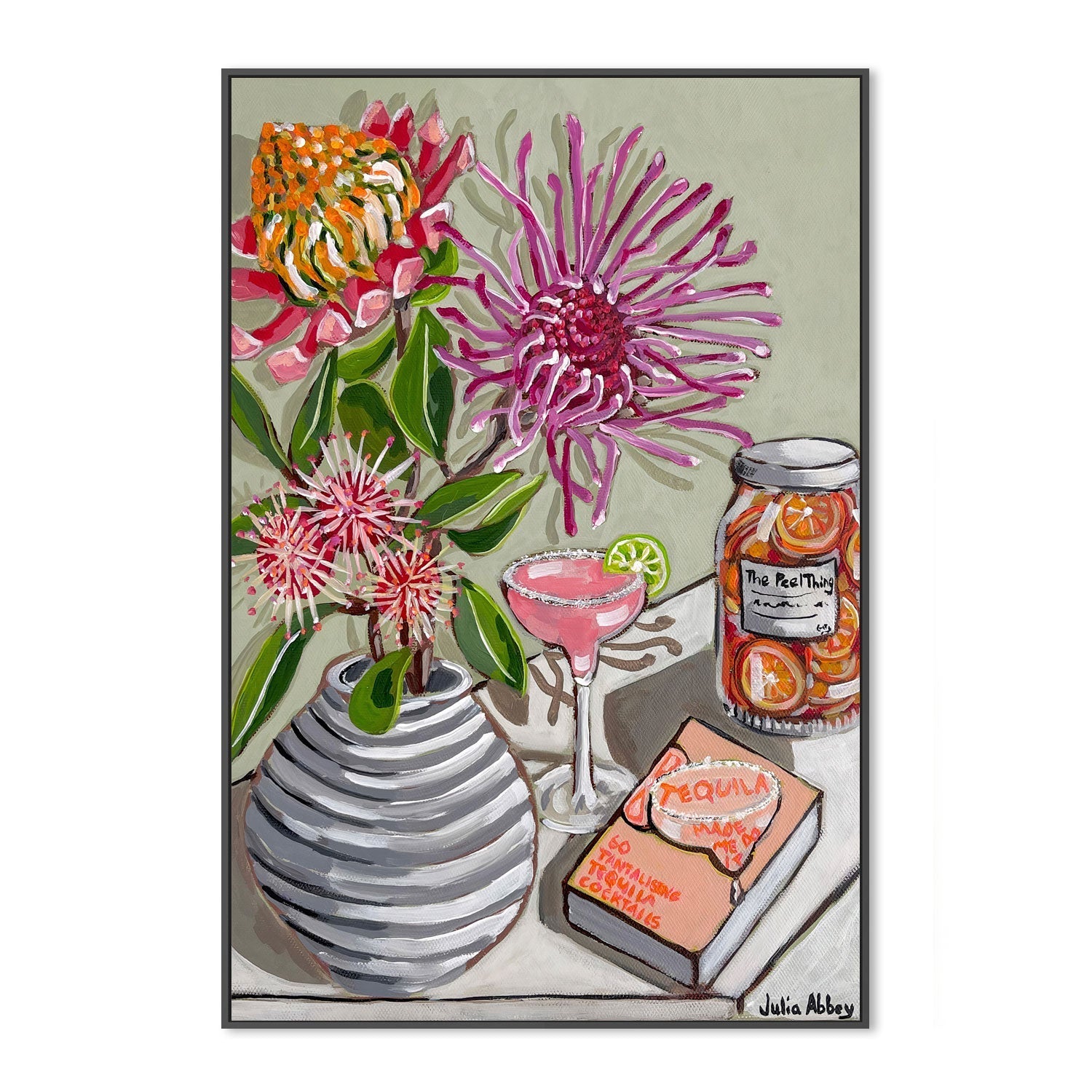 wall-art-print-canvas-poster-framed-Tequila Made Me Do It , By Julia Abbey-3
