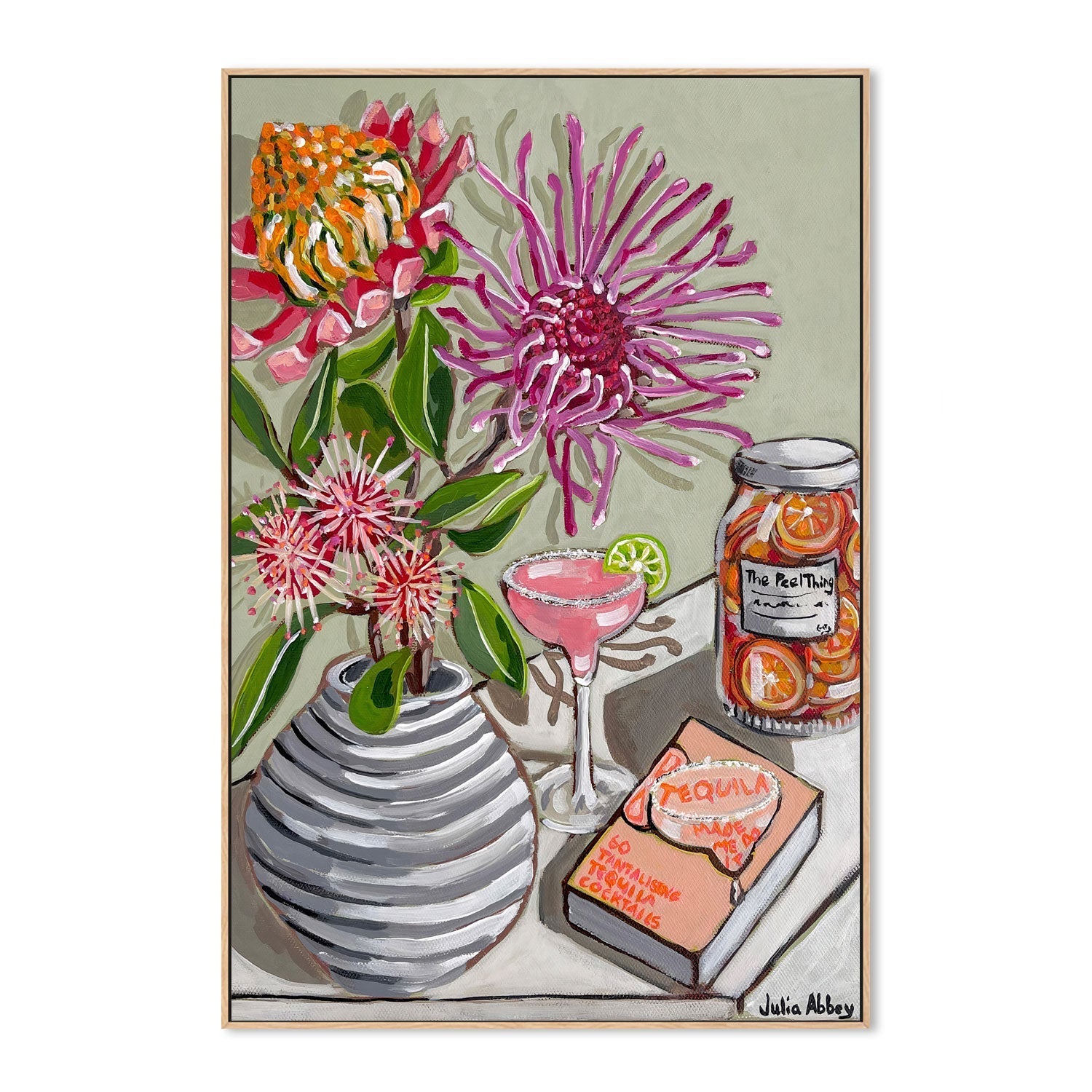 wall-art-print-canvas-poster-framed-Tequila Made Me Do It , By Julia Abbey-4