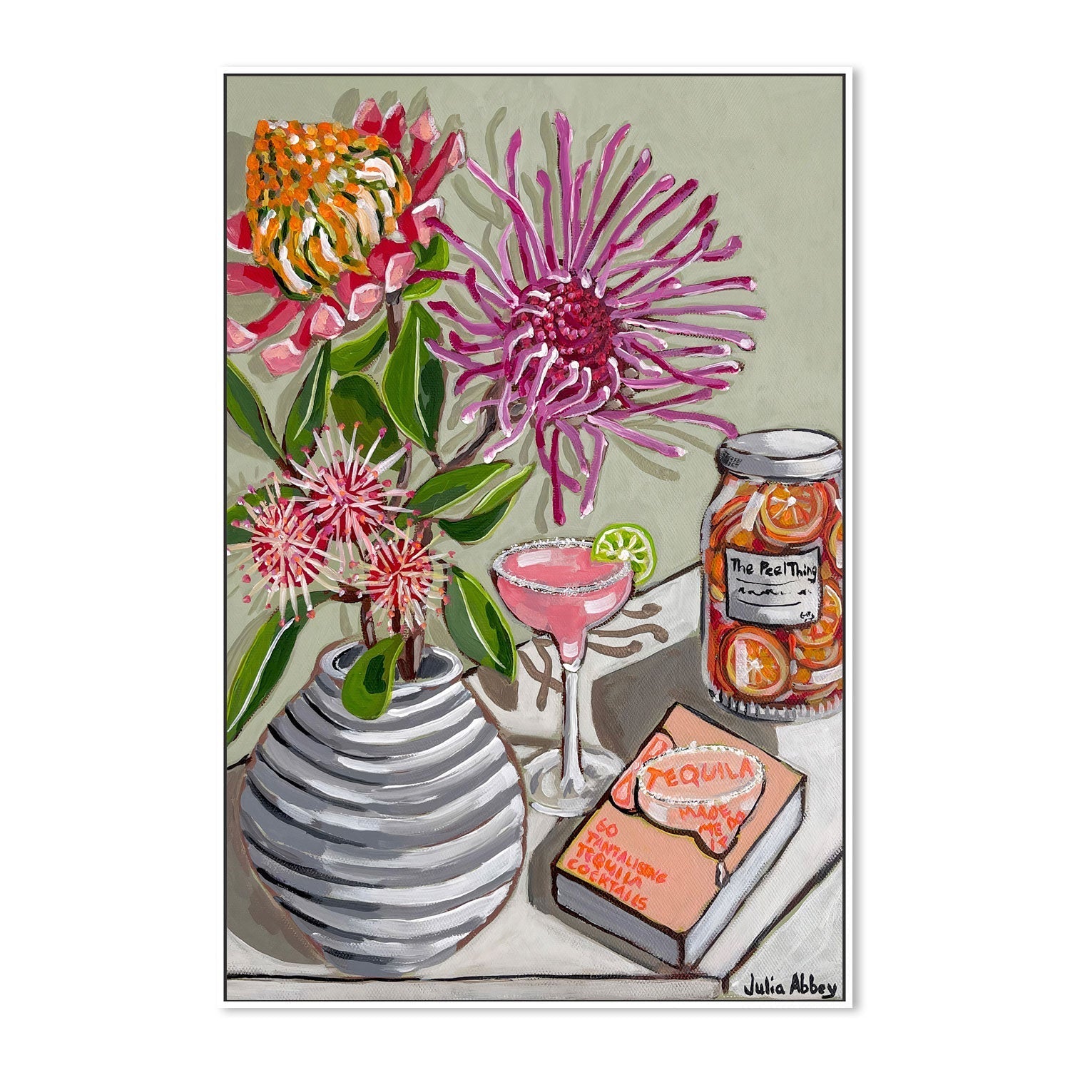 wall-art-print-canvas-poster-framed-Tequila Made Me Do It , By Julia Abbey-5