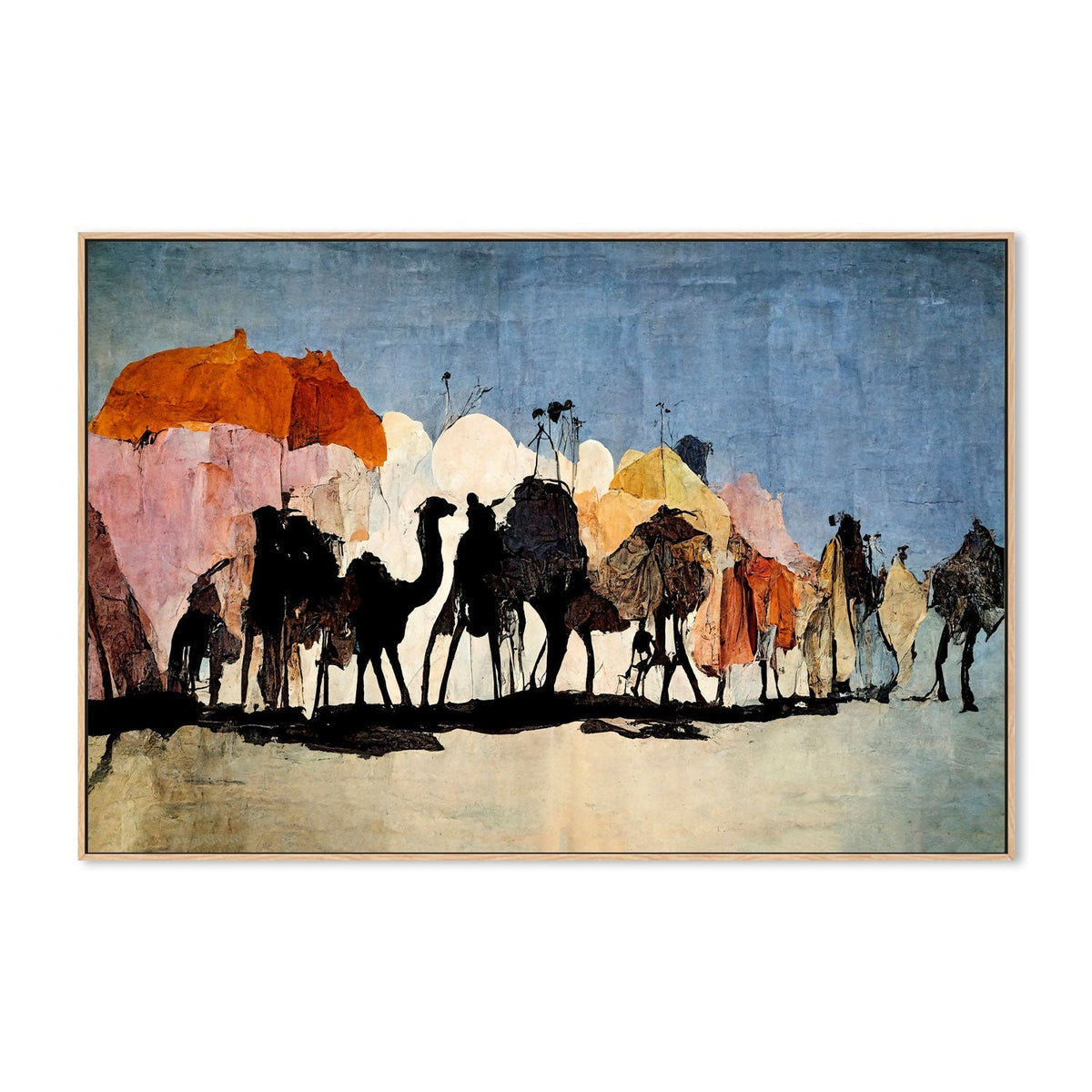 wall-art-print-canvas-poster-framed-The Caravan , By Treechild-GIOIA-WALL-ART