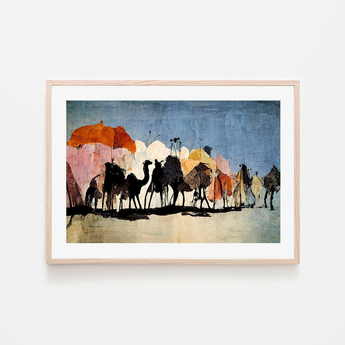 wall-art-print-canvas-poster-framed-The Caravan , By Treechild-GIOIA-WALL-ART