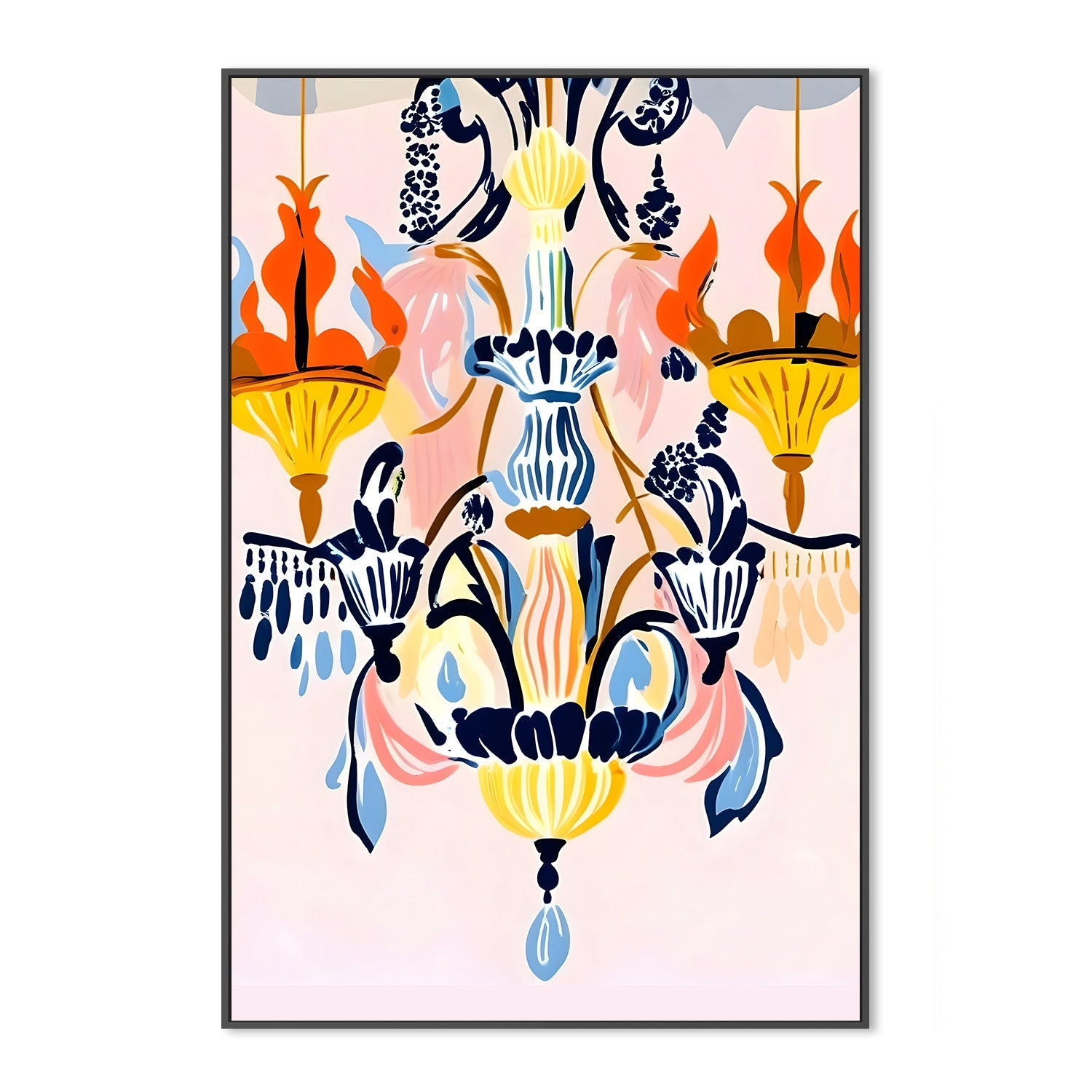 wall-art-print-canvas-poster-framed-The Chandelier-3