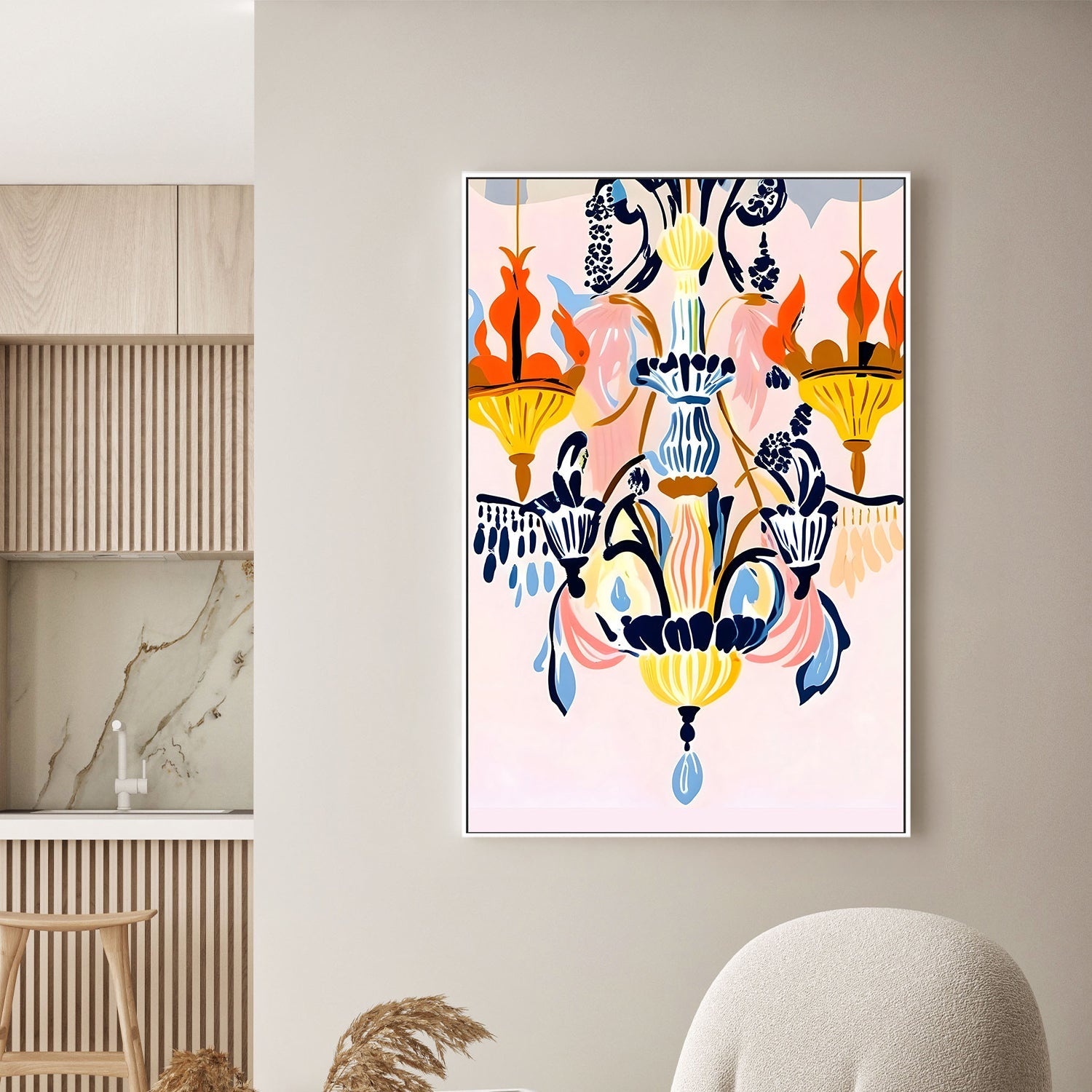 wall-art-print-canvas-poster-framed-The Chandelier-7