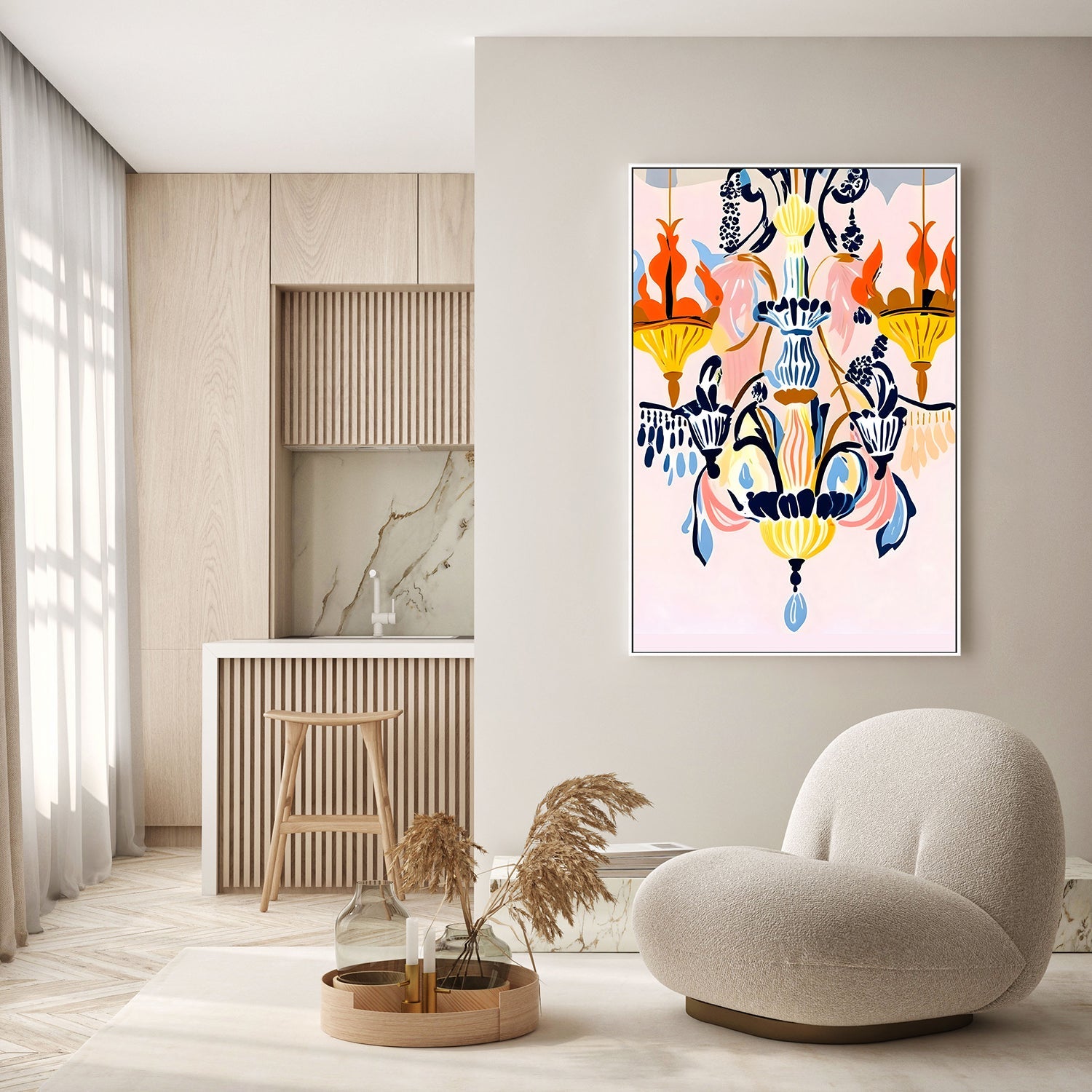 wall-art-print-canvas-poster-framed-The Chandelier-8