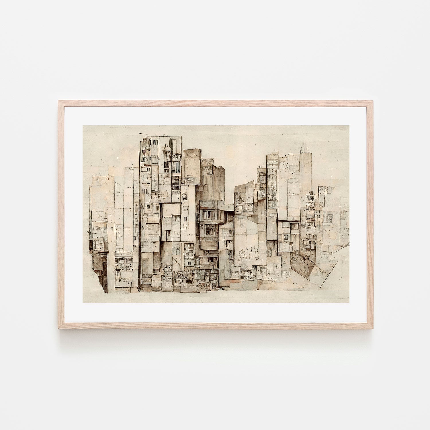 wall-art-print-canvas-poster-framed-The City , By Treechild-GIOIA-WALL-ART