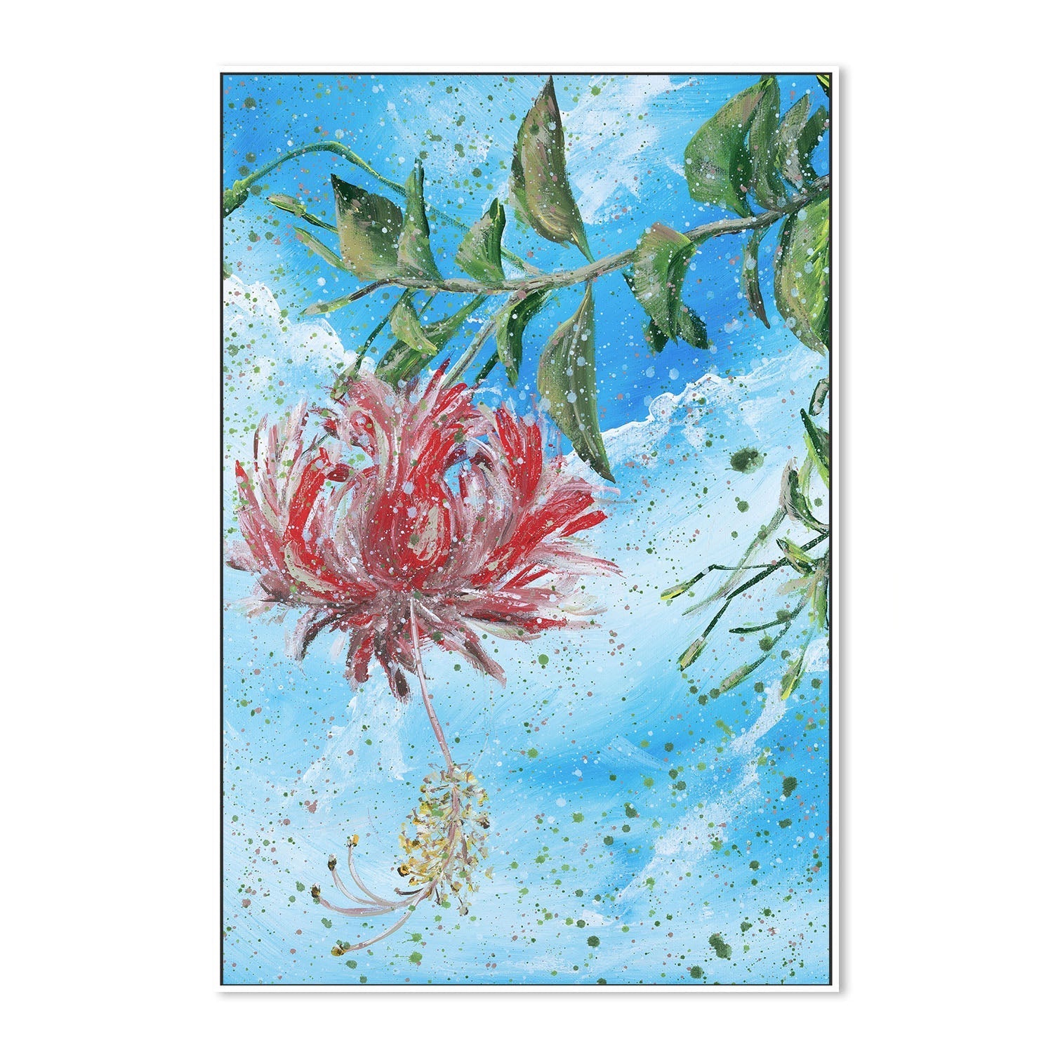 wall-art-print-canvas-poster-framed-The Coral Hibiscus Through Your Eyes , By Hsin Lin-5
