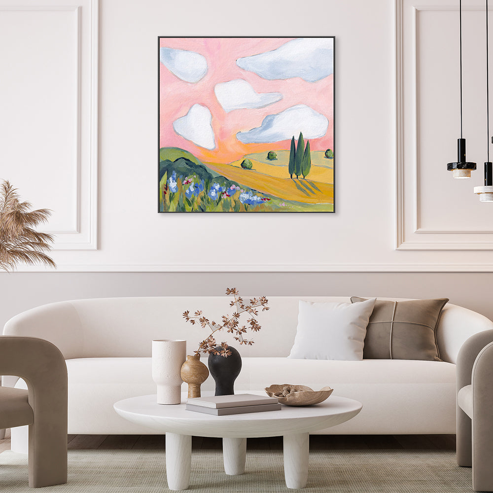 wall-art-print-canvas-poster-framed-The Eternal Horizon-by-Lia Nell-Gioia Wall Art