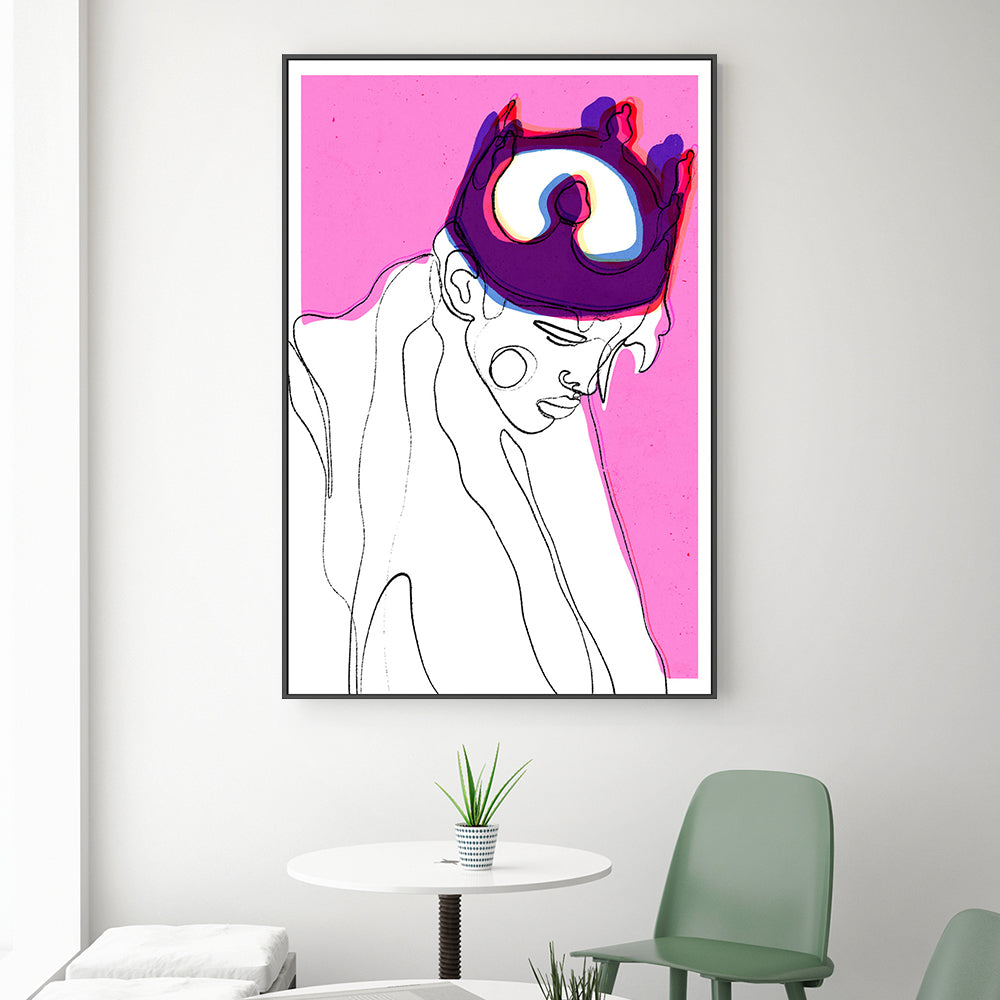wall-art-print-canvas-poster-framed-The Fallen King , By Treechild-GIOIA-WALL-ART