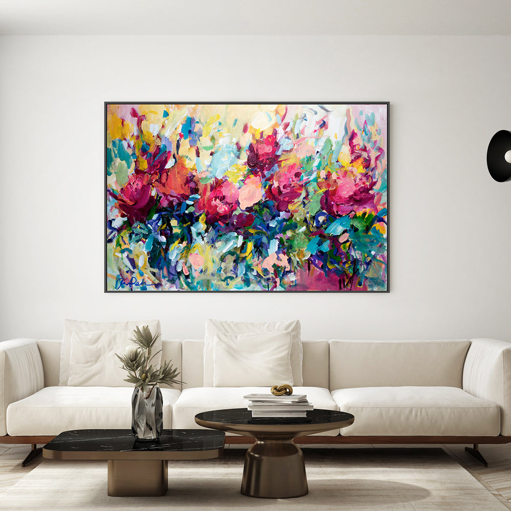 wall-art-print-canvas-poster-framed-The Garden at Naples , By Amira Rahim-GIOIA-WALL-ART