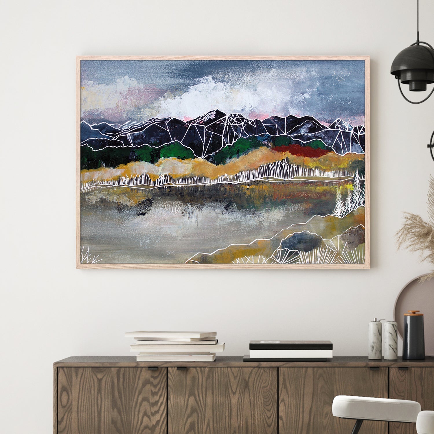 wall-art-print-canvas-poster-framed-The Glass Lake-2