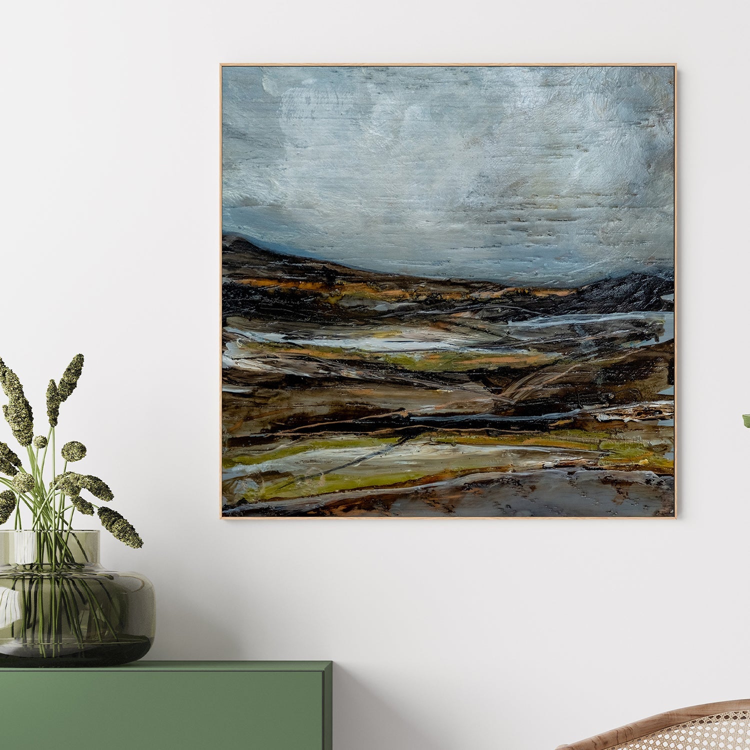 wall-art-print-canvas-poster-framed-The Last Of The Snow , By Louise O'Hara-2