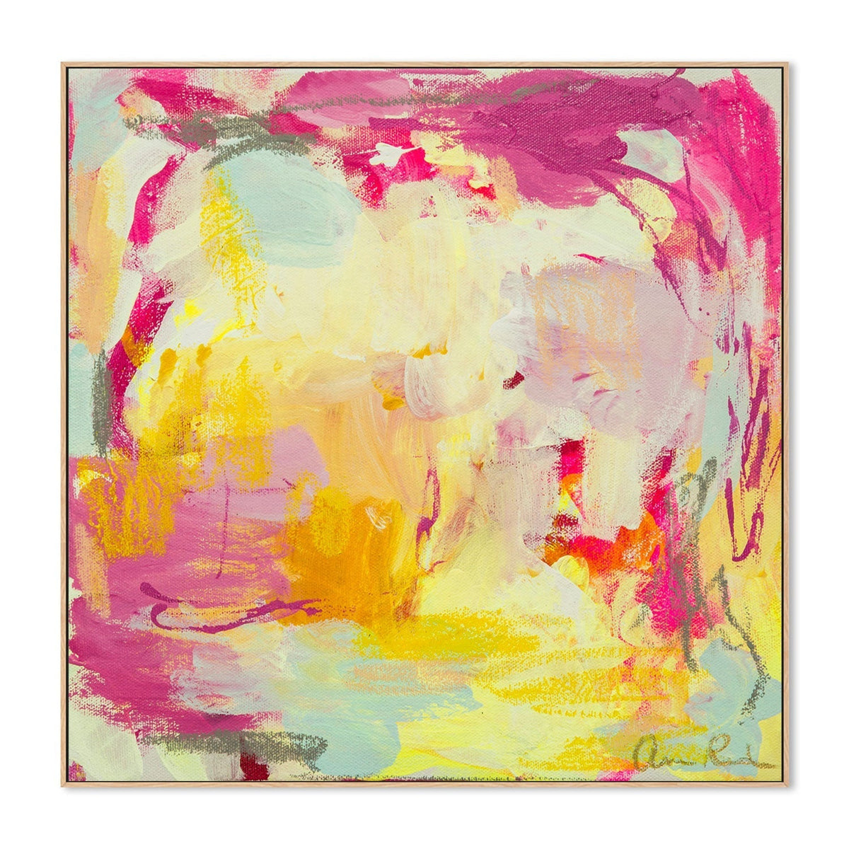 wall-art-print-canvas-poster-framed-The Love Club , By Amira Rahim-GIOIA-WALL-ART