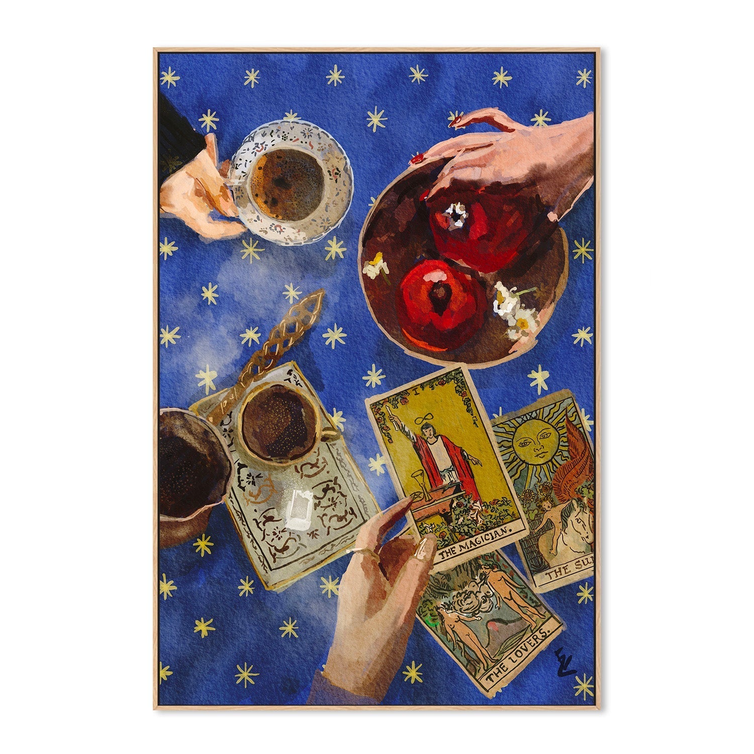 wall-art-print-canvas-poster-framed-The Magician, The Lovers, The Sun , By Ekaterina Zagorska-4
