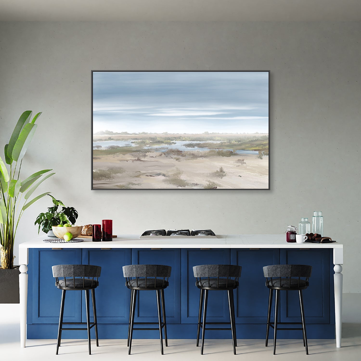 wall-art-print-canvas-poster-framed-The Misty Rising, Caprivi, Botswana , By Jenna Alheit-7