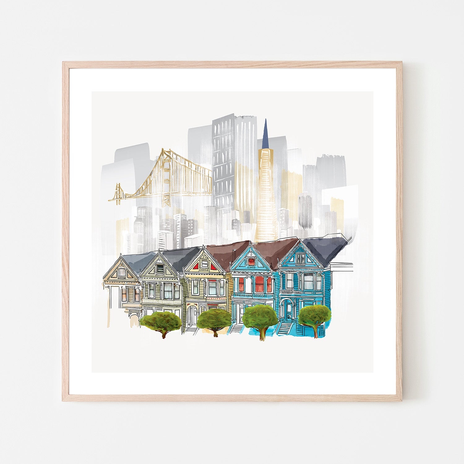 wall-art-print-canvas-poster-framed-The Painted Ladies-6