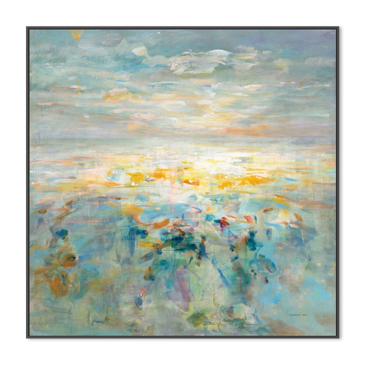 wall-art-print-canvas-poster-framed-The Sea is Calling-by-Danhui Nai-Gioia Wall Art