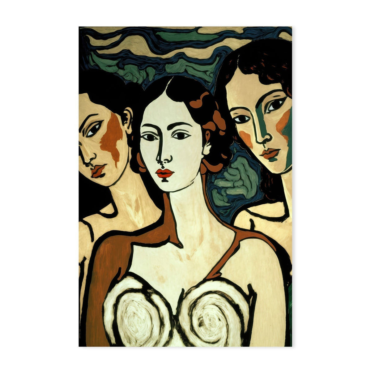wall-art-print-canvas-poster-framed-The Soul Sisters , By Treechild-GIOIA-WALL-ART