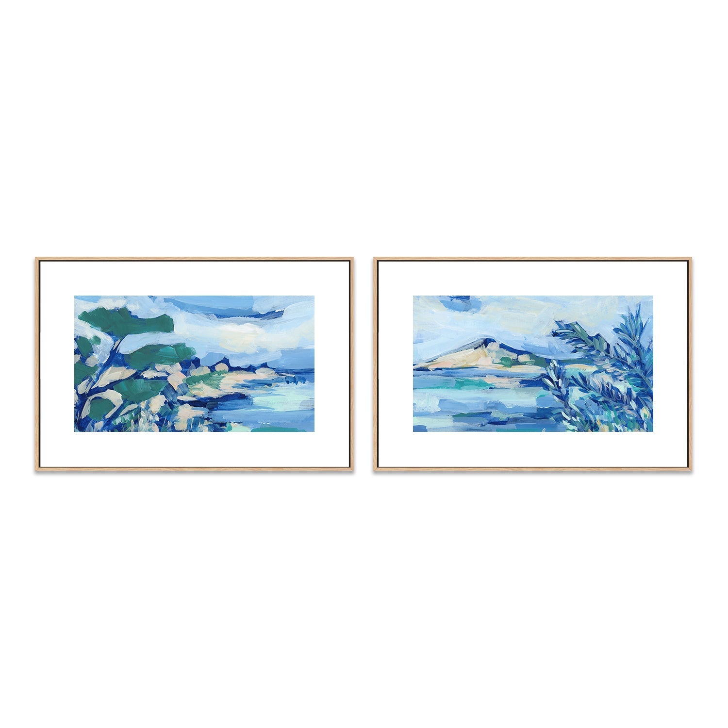 wall-art-print-canvas-poster-framed-The Summer Retreat , Style A & B, Set Of 2 , By Jetty Home-6