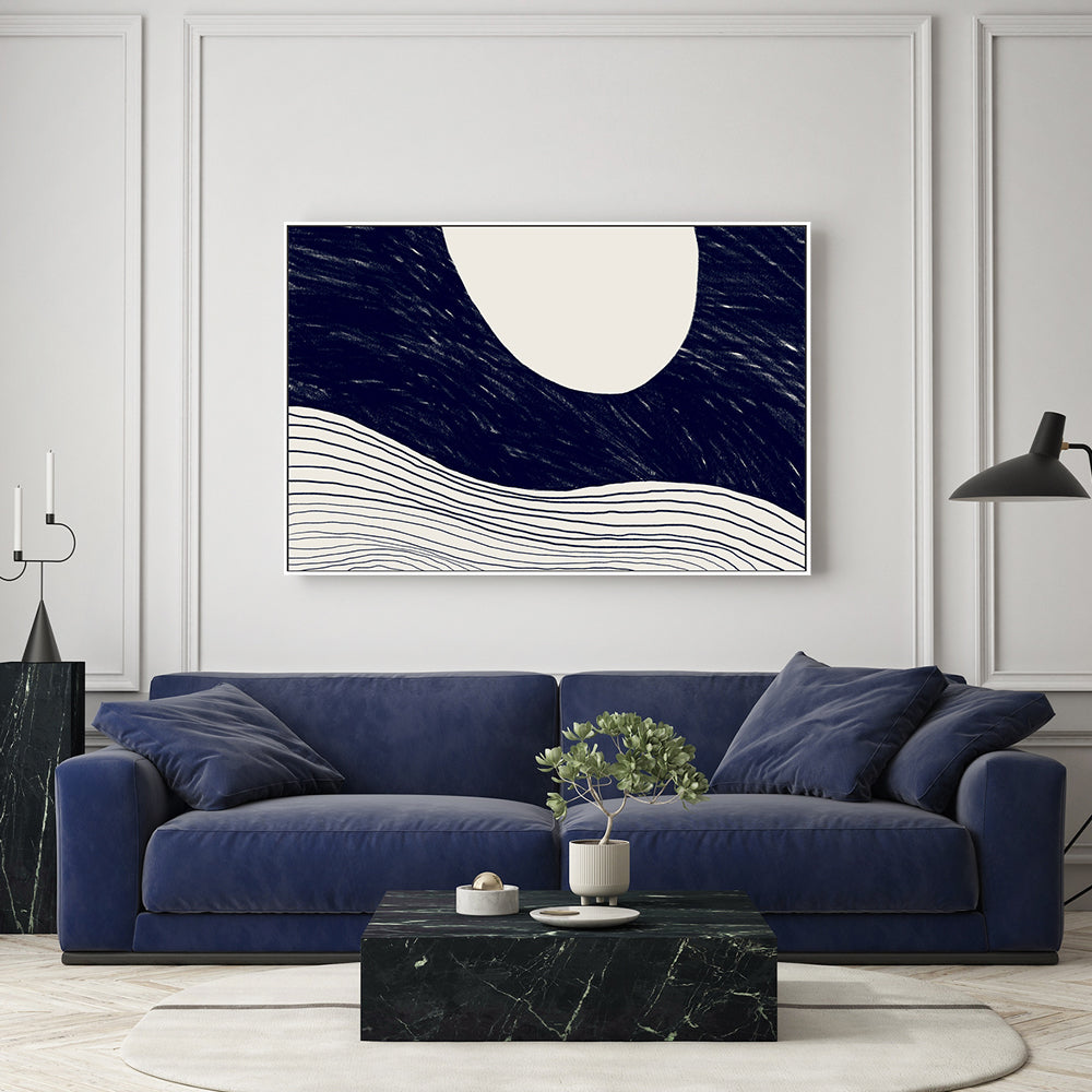wall-art-print-canvas-poster-framed-The Traveling Moon , By Danushka Abeygoda-GIOIA-WALL-ART