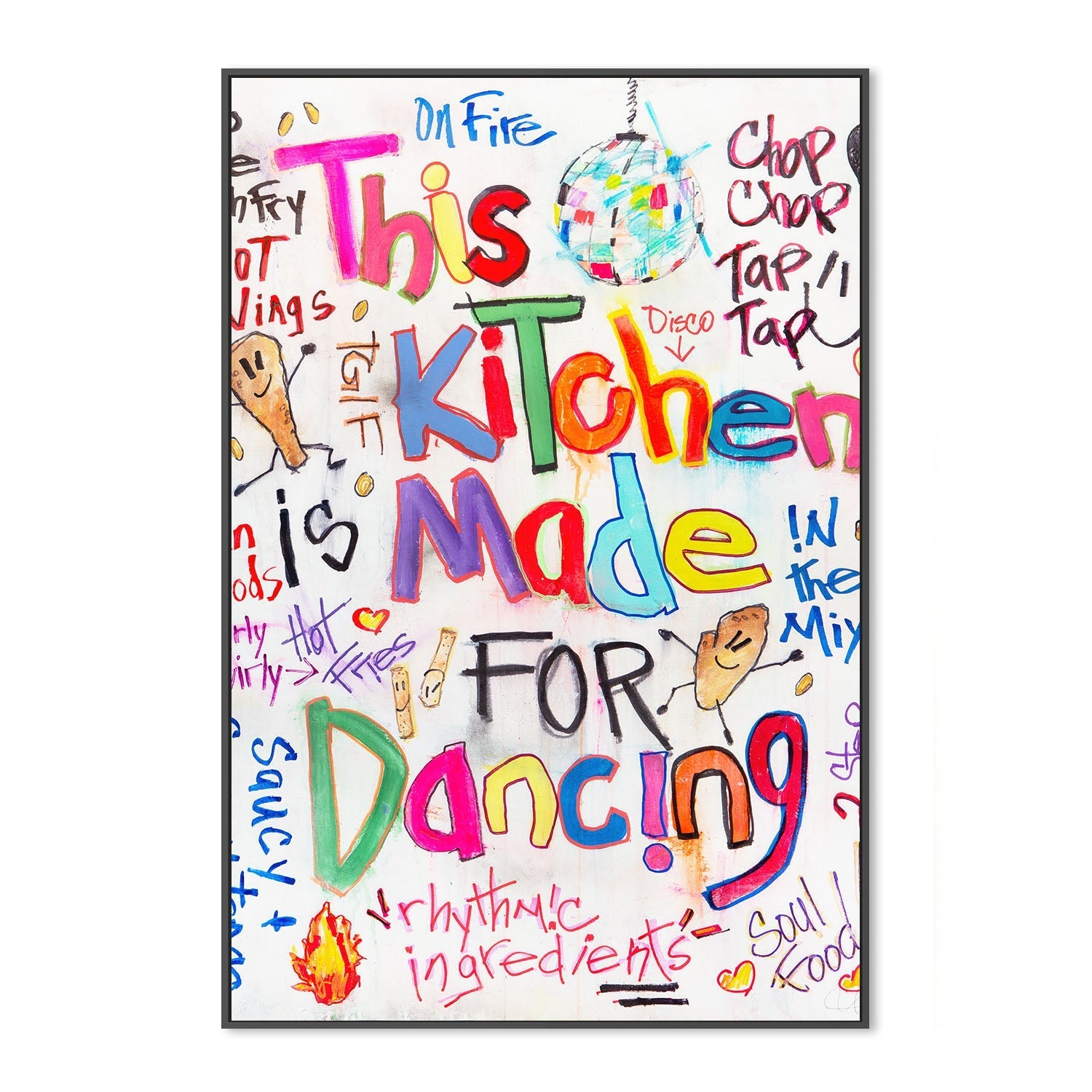 wall-art-print-canvas-poster-framed-This Kitchen Is Made For Dancing , By Filippoloco-3