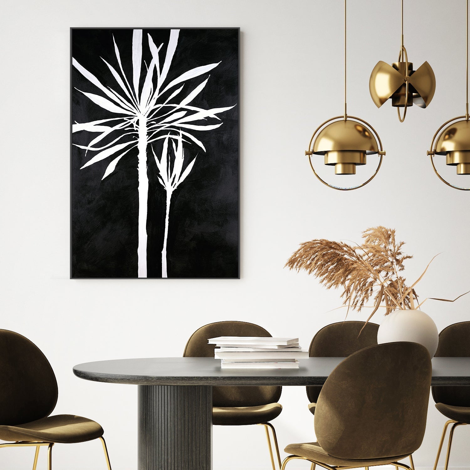 wall-art-print-canvas-poster-framed-Threads and Circle, Style B , By Filippoloco-2