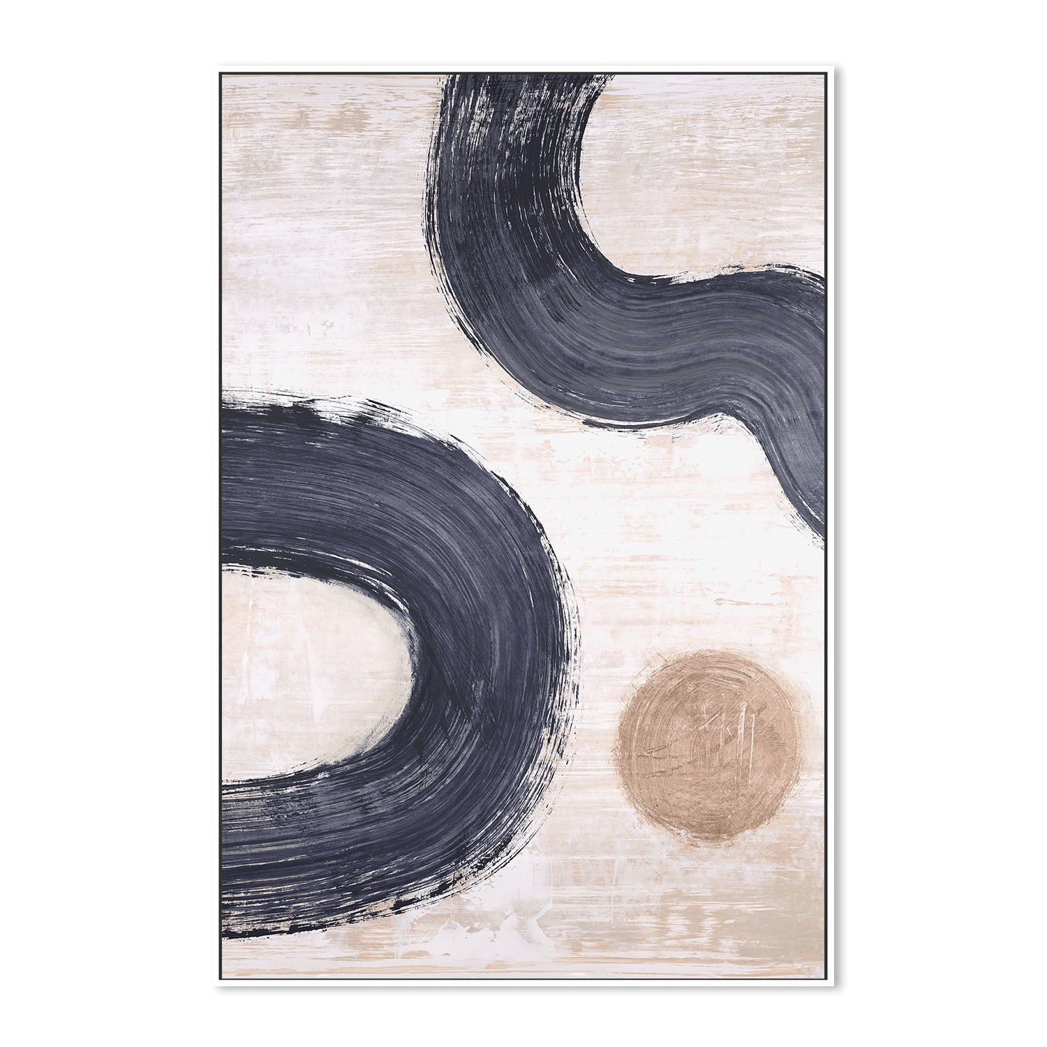 wall-art-print-canvas-poster-framed-Threads and Circle, Style B , By Filippoloco-5