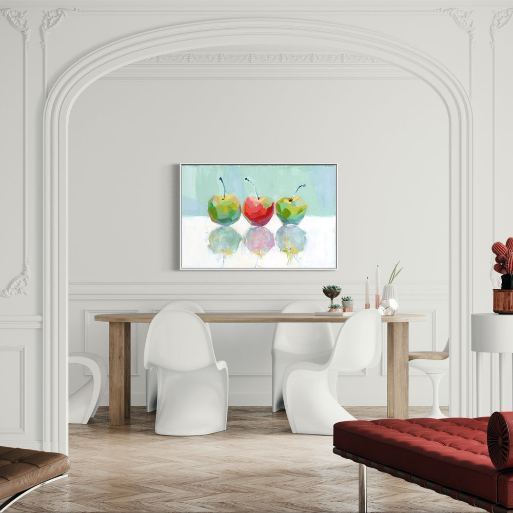 wall-art-print-canvas-poster-framed-Three Apples-by-Jenny Westenhofer Art-Gioia Wall Art