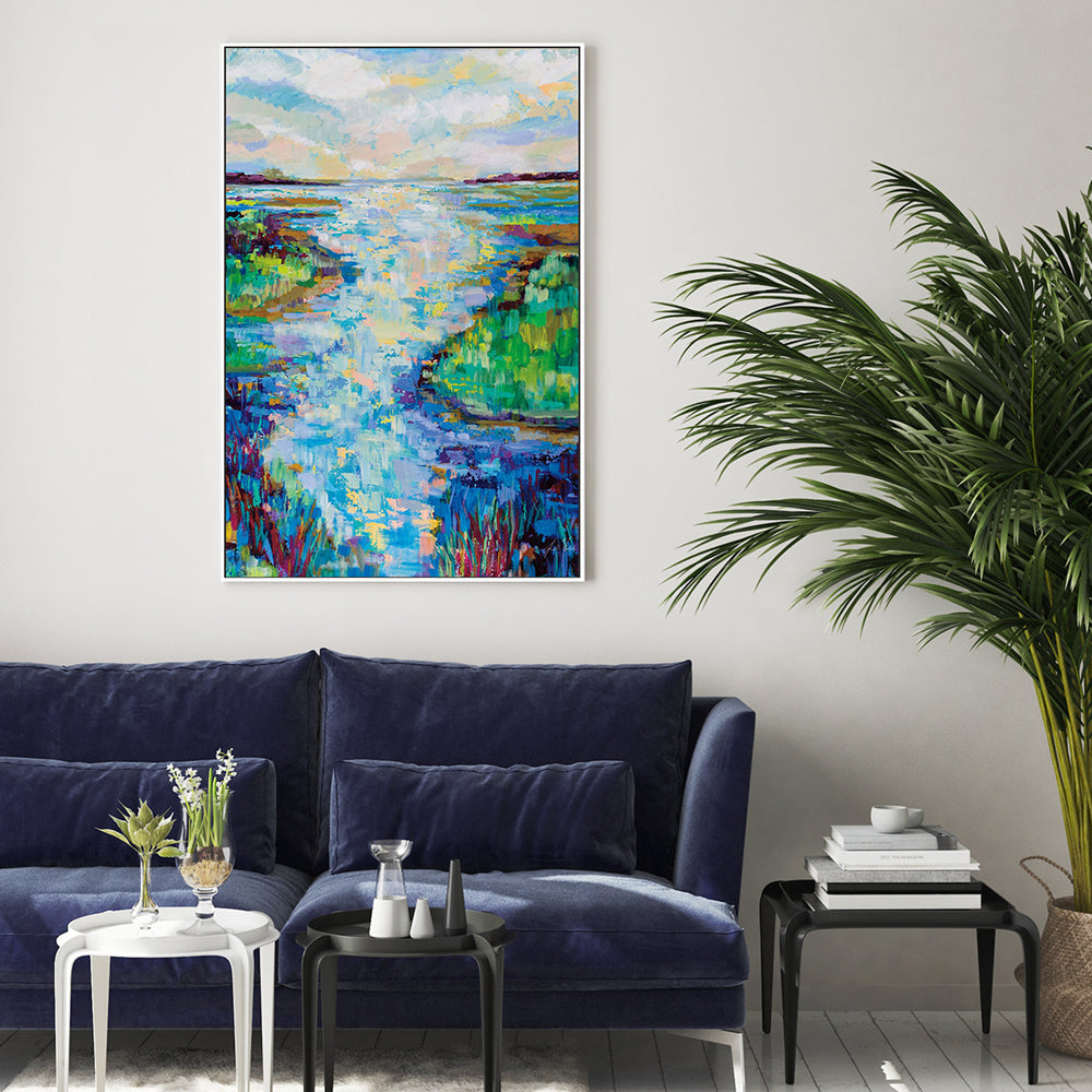 wall-art-print-canvas-poster-framed-Thriving Marsh-by-Jeanette Vertentes-Gioia Wall Art