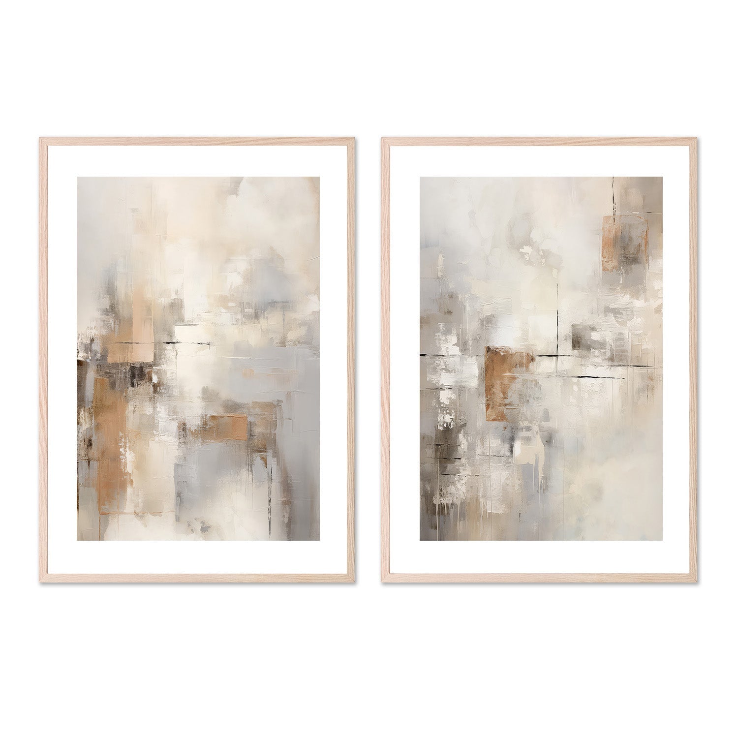 wall-art-print-canvas-poster-framed-Through The Mist, Style A & B, Set Of 2 , By Raymond Powers-6