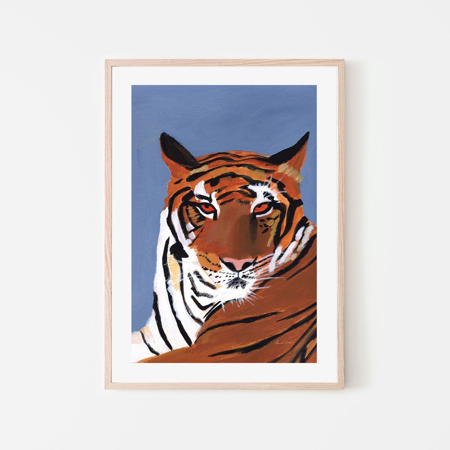 wall-art-print-canvas-poster-framed-Tiger-by-Pamela Munger-Gioia Wall Art