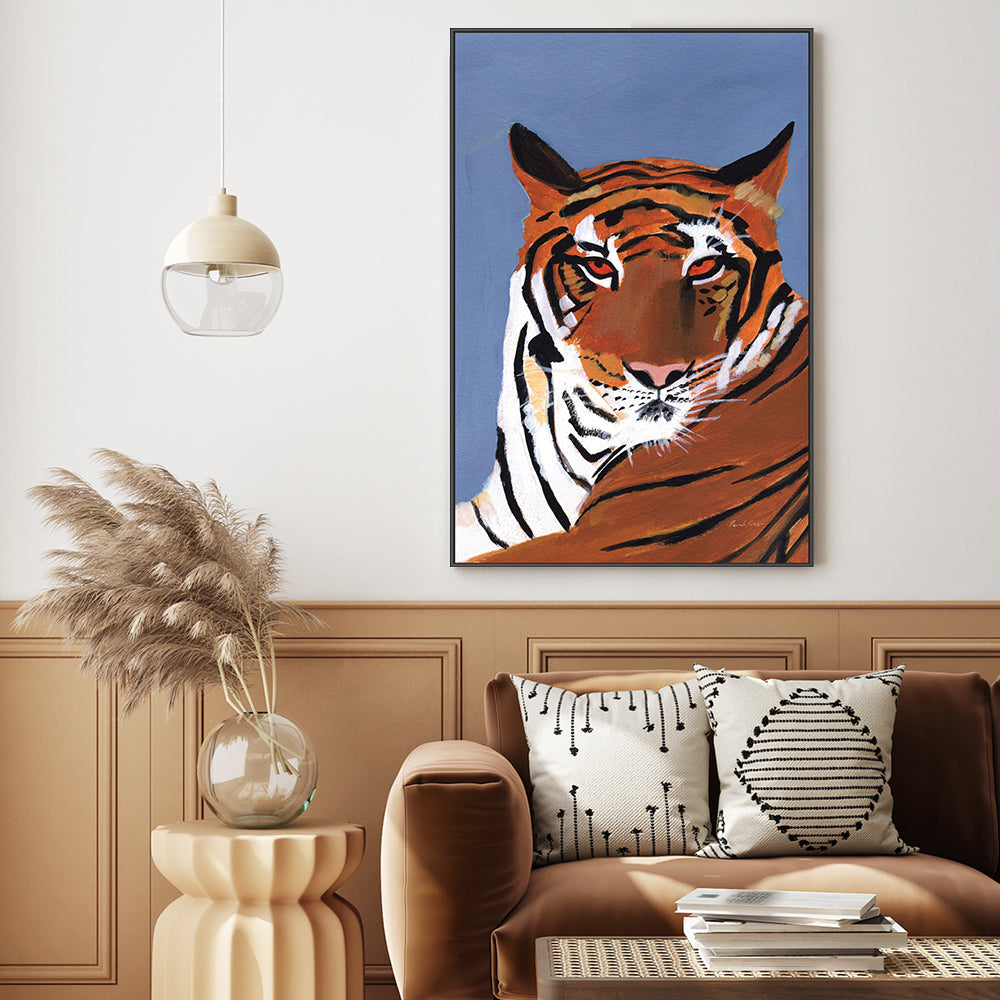 wall-art-print-canvas-poster-framed-Tiger-by-Pamela Munger-Gioia Wall Art