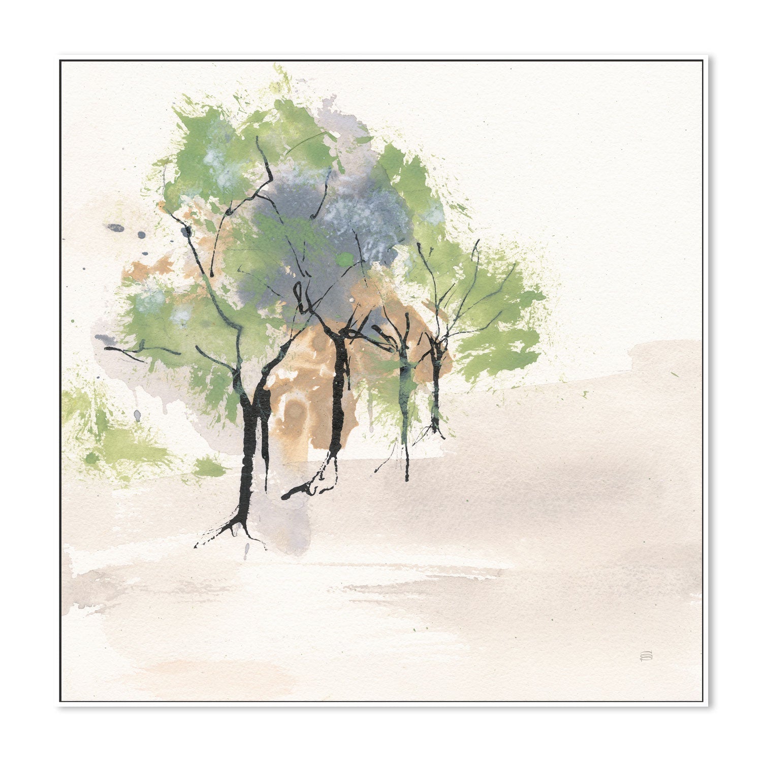 wall-art-print-canvas-poster-framed-Tinted Treescape, Style A , By Chris Paschke-5