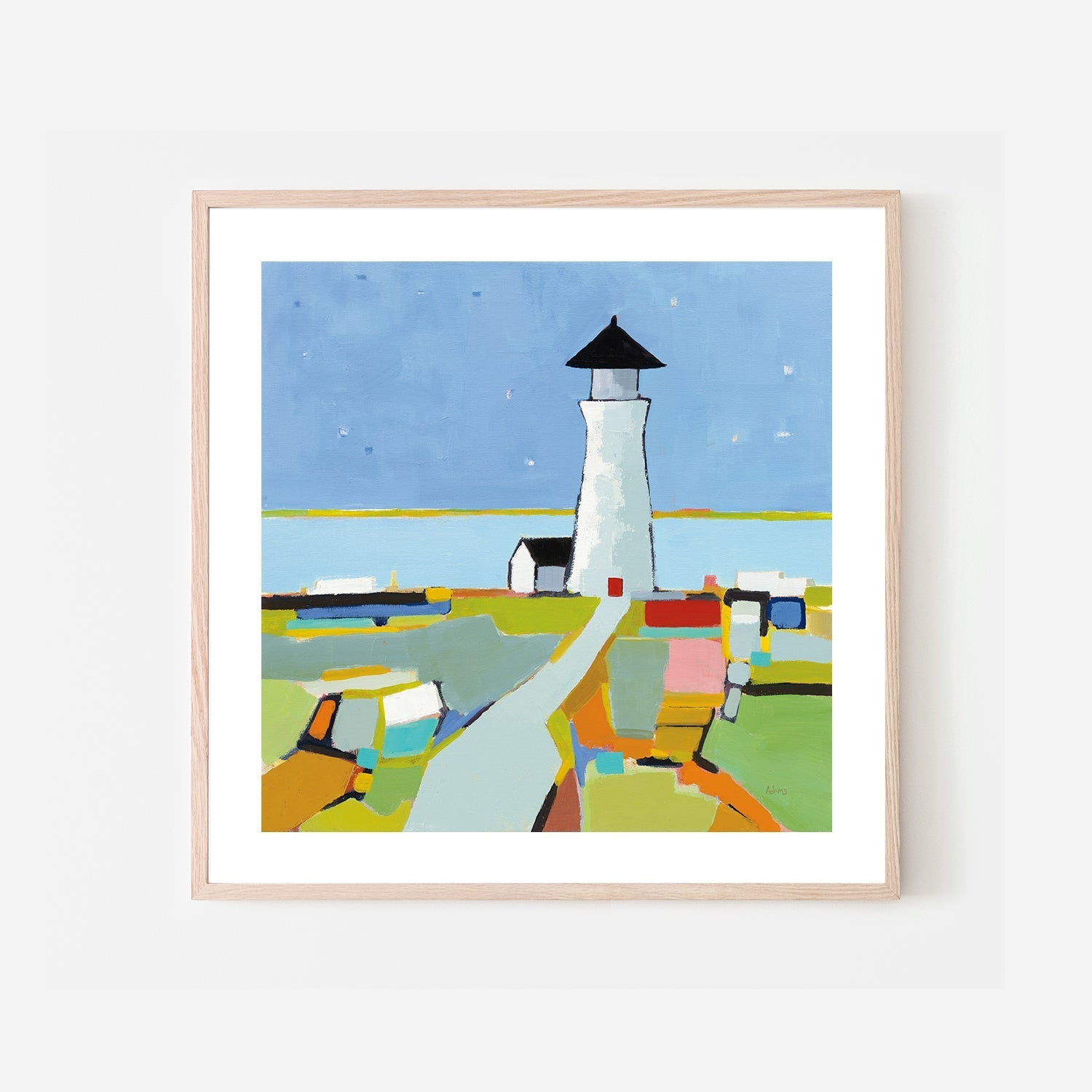 wall-art-print-canvas-poster-framed-To the Lighthouse , By Phyllis Adams-6
