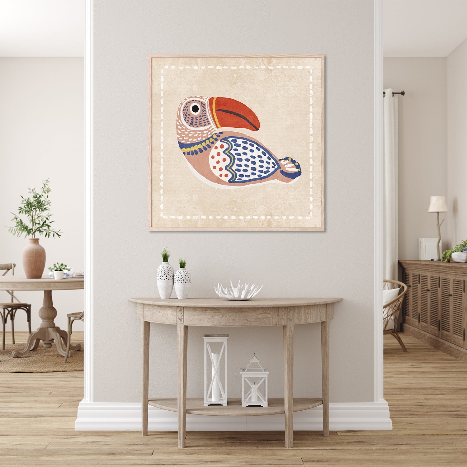 wall-art-print-canvas-poster-framed-Tonala Bird, Style B-8