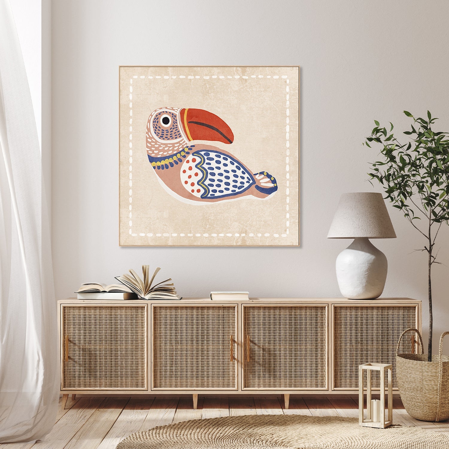 wall-art-print-canvas-poster-framed-Tonala Bird, Style B-9