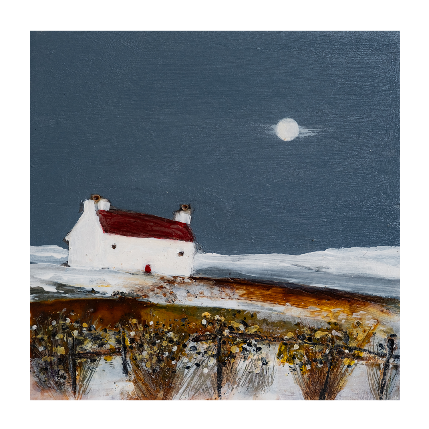 wall-art-print-canvas-poster-framed-Top Of The Road , By Louise O'Hara-1