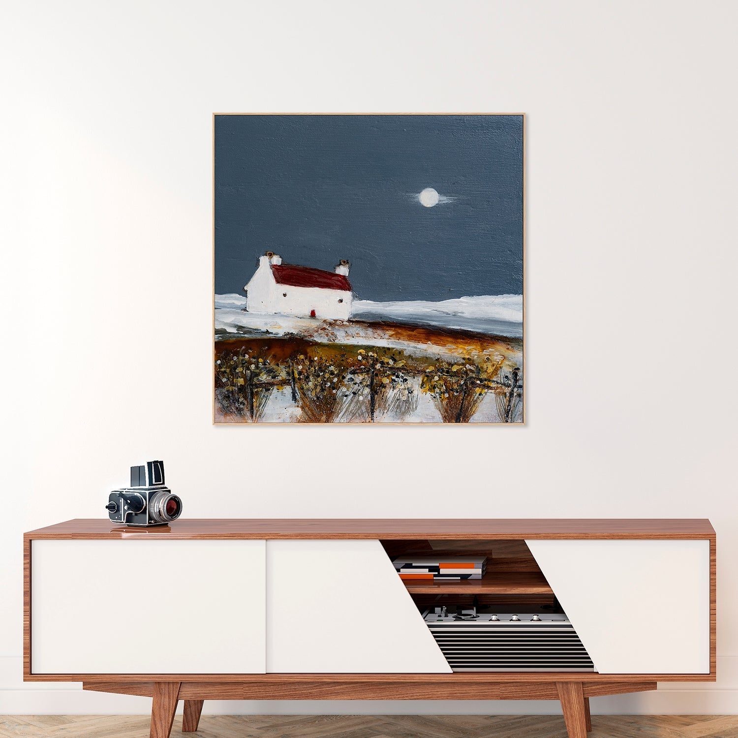 wall-art-print-canvas-poster-framed-Top Of The Road , By Louise O'Hara-2