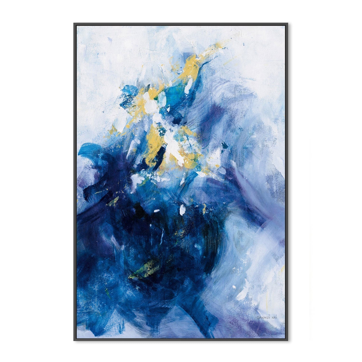 wall-art-print-canvas-poster-framed-Top of the Wave-by-Danhui Nai-Gioia Wall Art