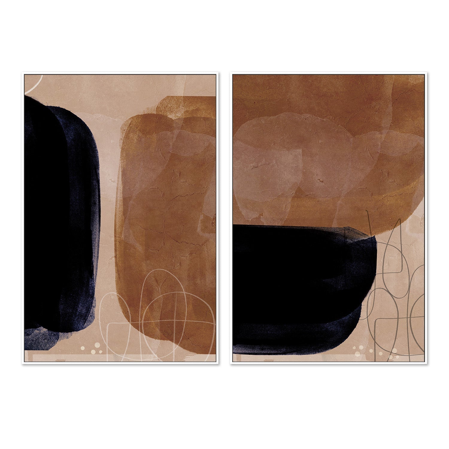 wall-art-print-canvas-poster-framed-Tota, Style A & B, Set Of 2 , By Aoibhne Hogan-4