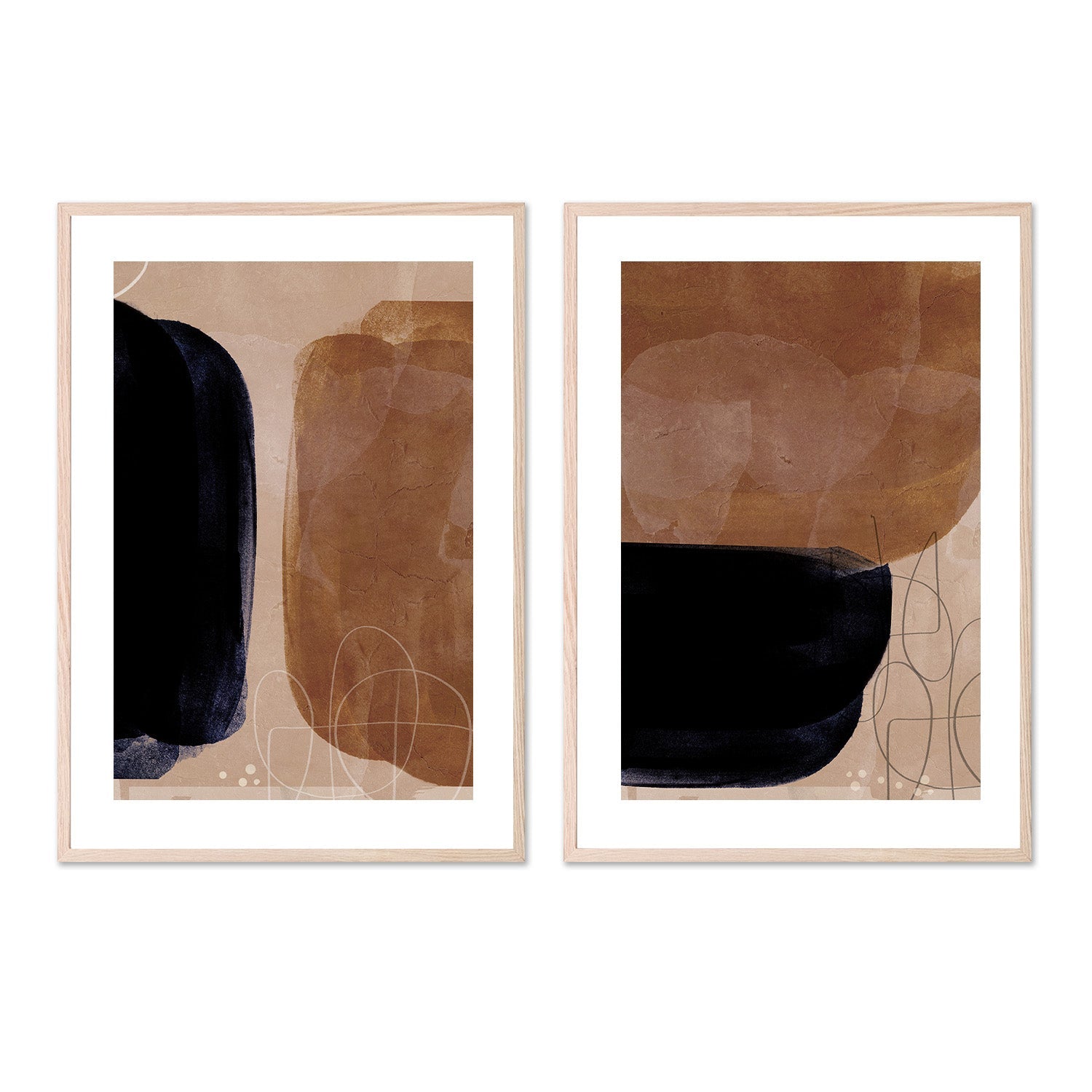 wall-art-print-canvas-poster-framed-Tota, Style A & B, Set Of 2 , By Aoibhne Hogan-6