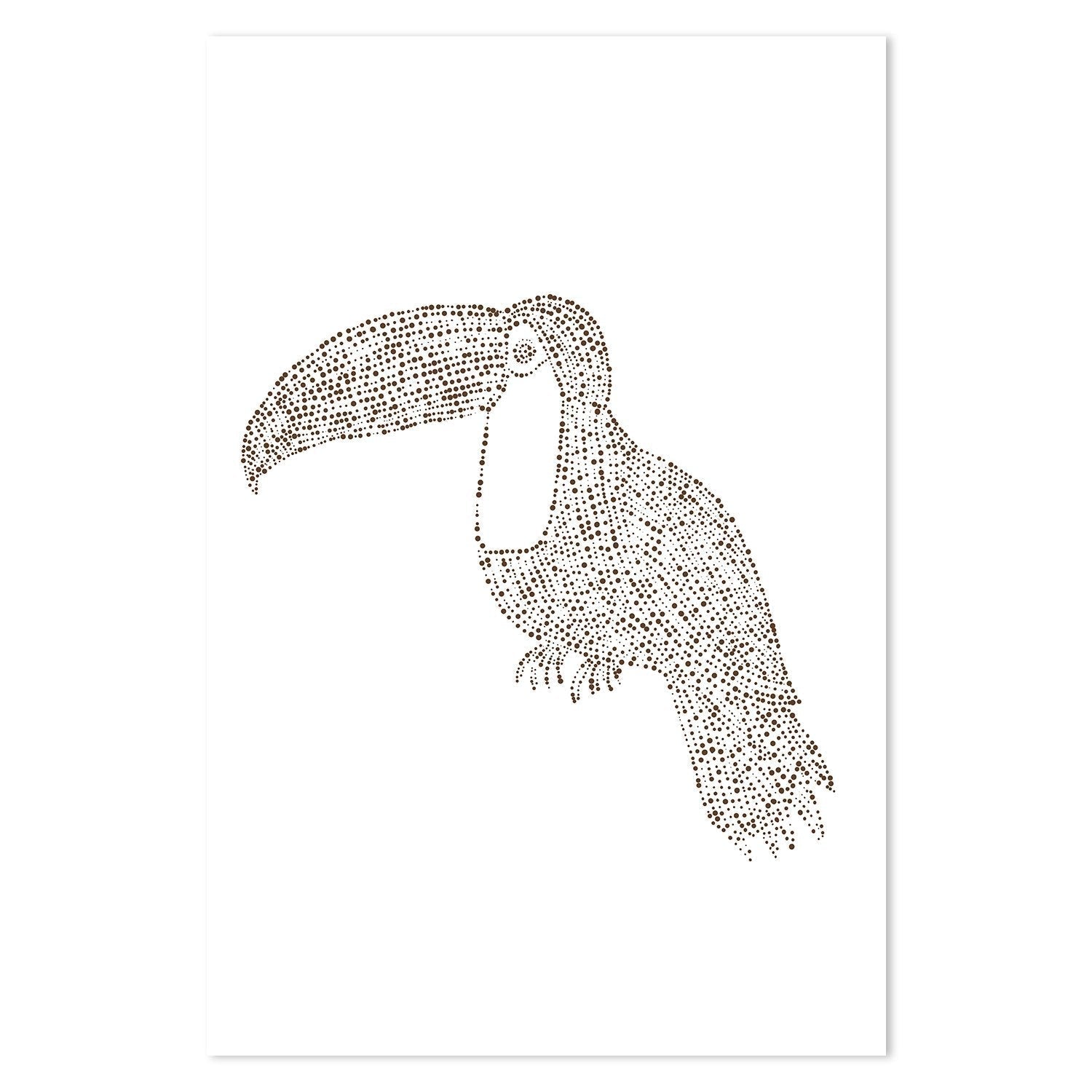 wall-art-print-canvas-poster-framed-Toucan-by-Emily Wood-Gioia Wall Art